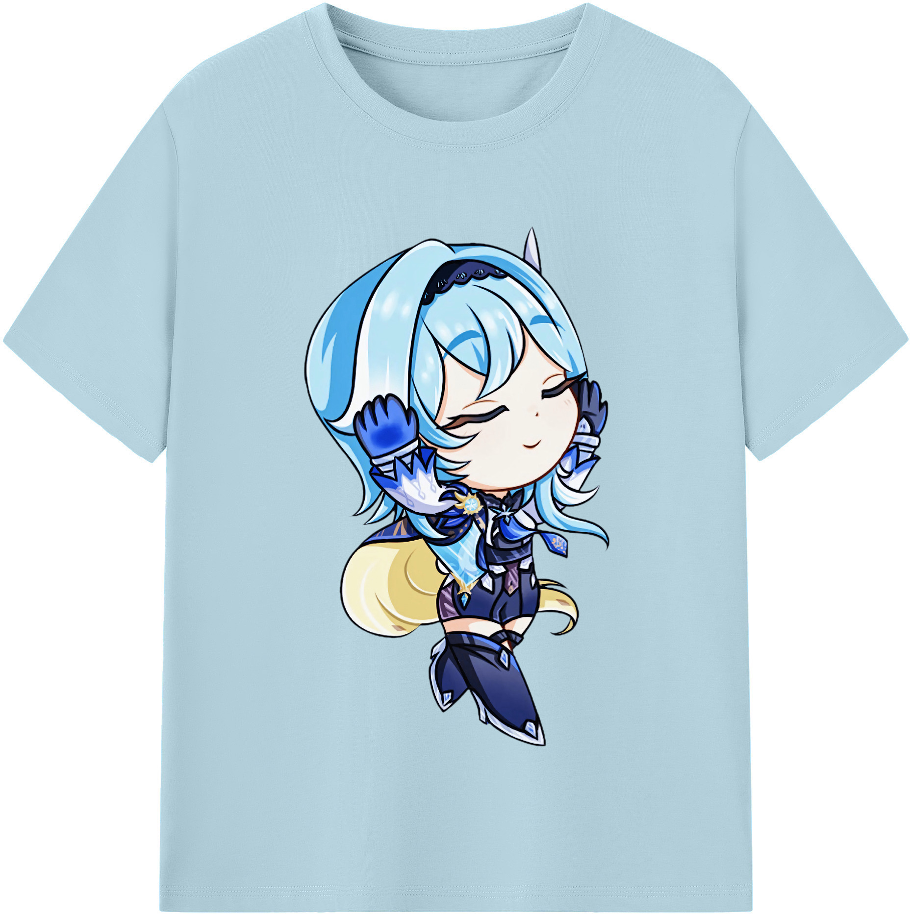 げんし神 优菈 ゆうら genshin Yūra 綿100％半袖Tシャツ（フロントプリント）